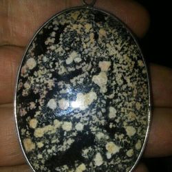 Real Stone.sterling silver Pendant