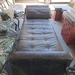 Leather Couch, Bed