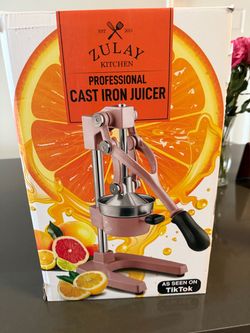 Zulay Kitchen Professional Cast Iron Juicer – Heavy Duty Citrus Press