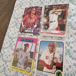 Cincinnati Reds Newer Baseball Cards Lot Of 16 Cards 