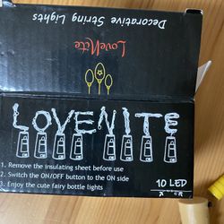 Wine Bottle Lights $5