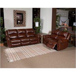 Genuine leather reclining sofa or love seat $899 $1 down no credit check financing