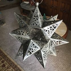 Tin Moravian Star lantern