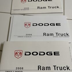 Owners Manual  Set For 2008 Dodge Ram (Diesel)