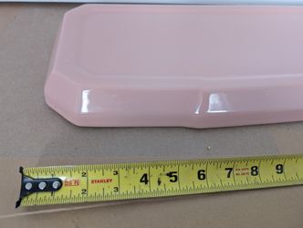 VINTAGE PINK TOILET TANK LID ELJER 5140 ORIGINAL 1960's SALVAGE OLD MADE IN USA