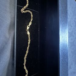 Rope Bracelet 4mm 10k Gold