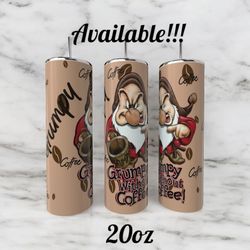 Personalized Tumbler- Grumpy 