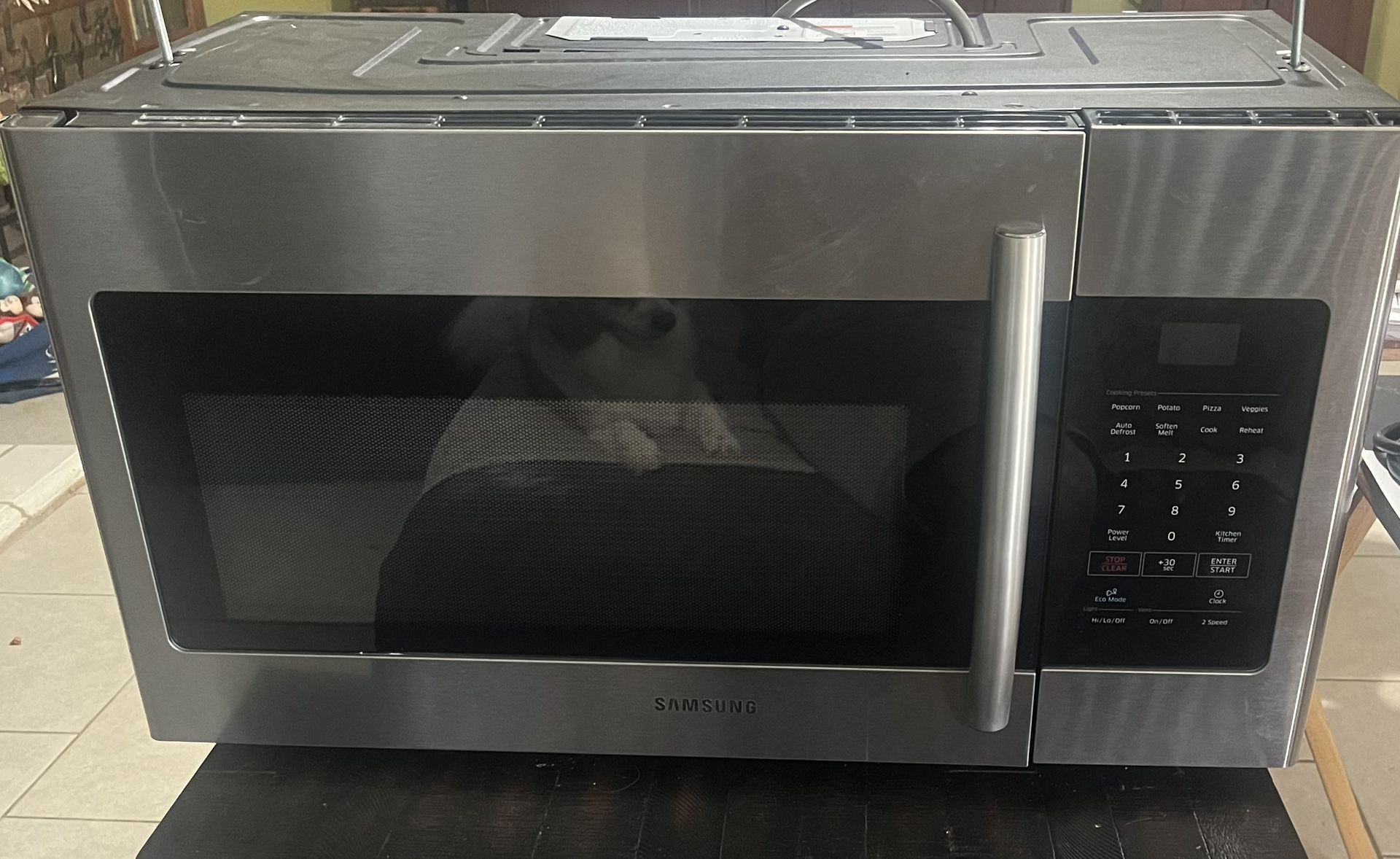 Samsung Above Stove Microwave