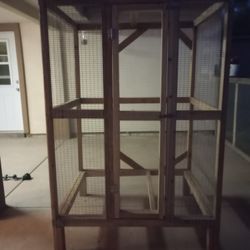 Large Wooden Bird Cage