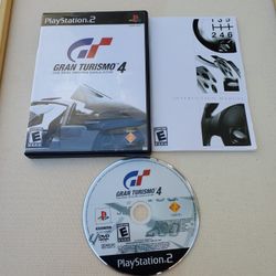 PlayStation 2 PS2 Game Gran Turismo 4 CIB Complete In Box Black Label Like New  Tested  Available Today 