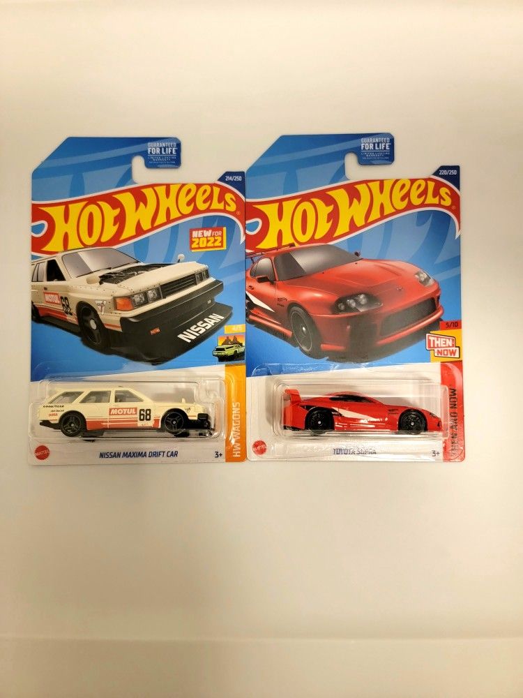 Hot Wheels-' Nissan Maxima Drift Car/' Toyota Supra