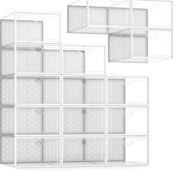 Shoe Storage Boxes Qty 15 