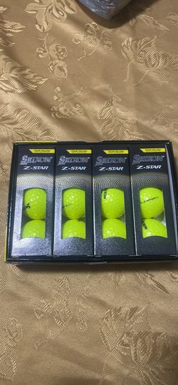 Dozen Srixon Z-Star Yellow Golf Balls