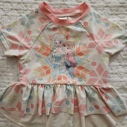 Baby-toddler Girl, Disney Bathing Suit , Two Pieces, Princess Elsa & Ana