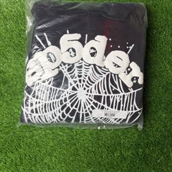 Sp5der OG Black And White Hoodie