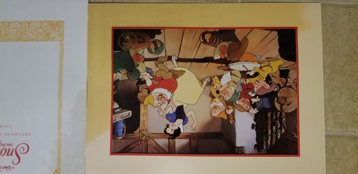 1994 Snow White Exclusive Commeritive Lithothograph