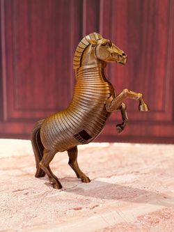 9 Inch Trojan Horse Odyssey inspired statue 9inch