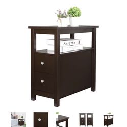 ZENSTYLE Storage Cabinet Narrow Furniture Rack Bookshelf for Living Room