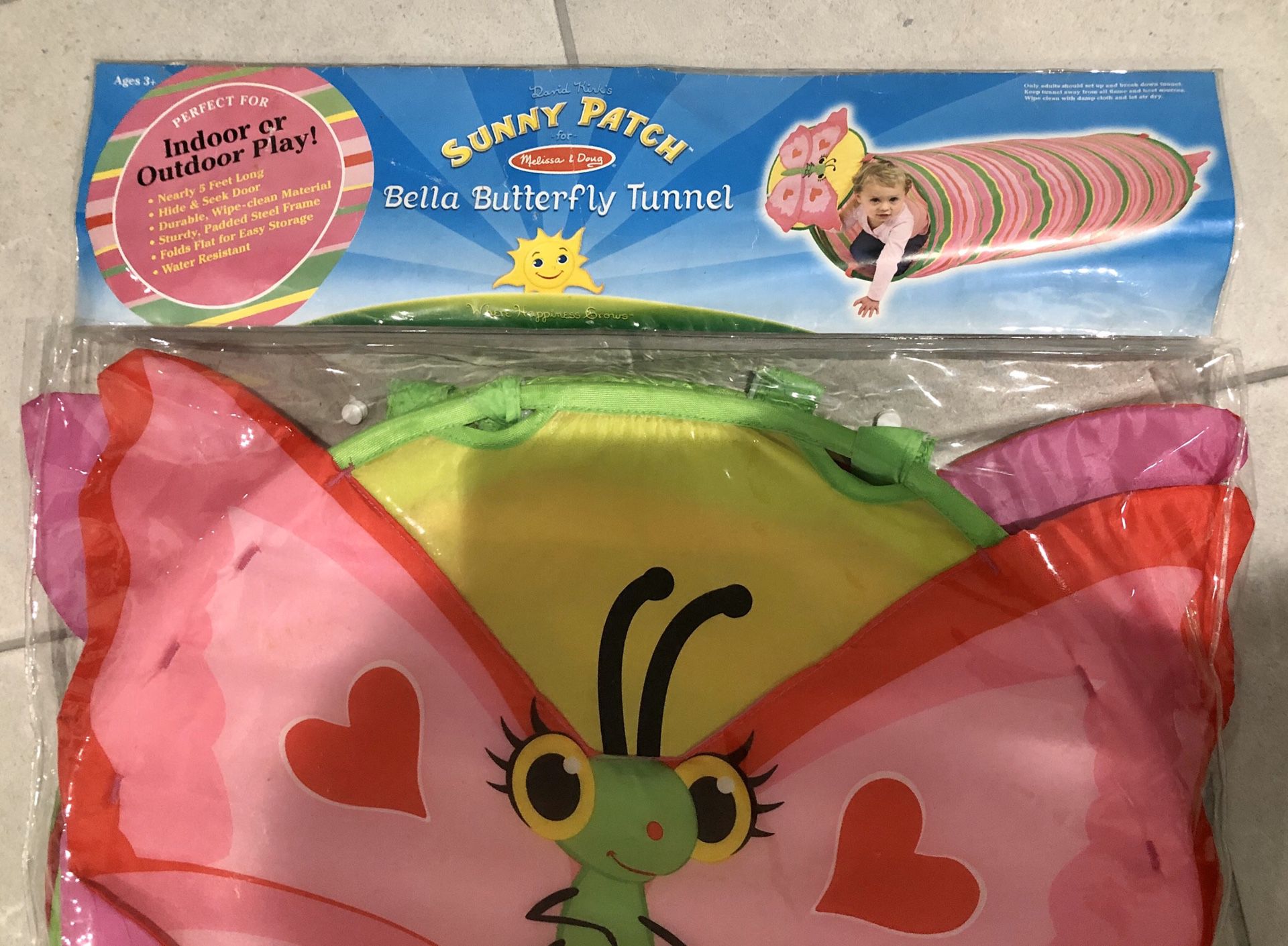 Melissa and Doug Sunny Patch Bella Butterfly Crawl Through Tunnel