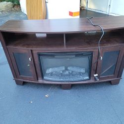 Electric Fireplace Entertainment Center