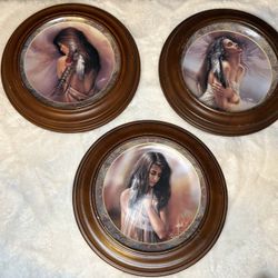 Vintage Bradford Exchange Native Beauty Art Set of 3