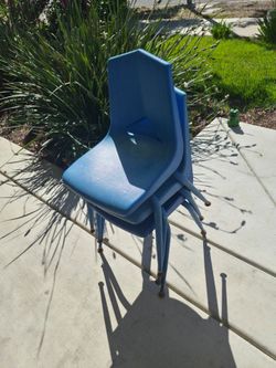 Blue chairs