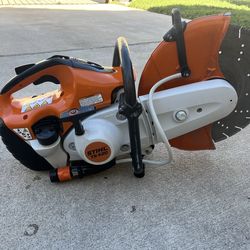 TS420 STIHL concrete demo, saw
