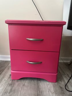 2 drawer cabinet-wood