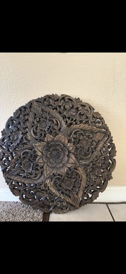 Wooden round handmade cutting!