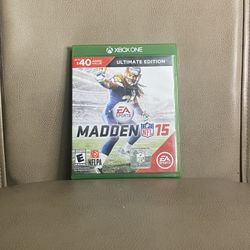 Madden NFL 15 Ultimate Edition - Xbox One - Used -CIB Complete In Box - Untested