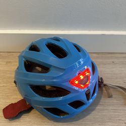 Bike helmet with light