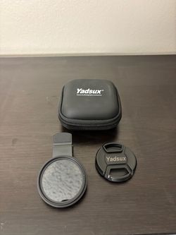 Yadsux Camera Lens Filter with Clip and Case