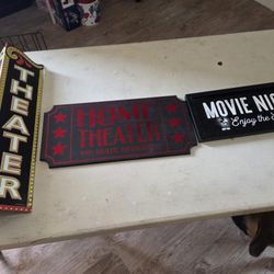 Home Theater  Signs 