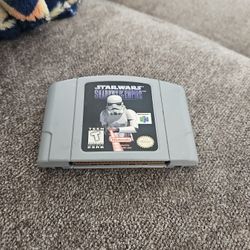 Nintendo 64 N64 Star Wars “Shadows of the Empire” Authentic Original Game