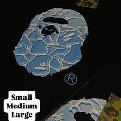 Bape Tees Small Medium Large