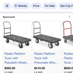 Brand New Uline Platform Deck