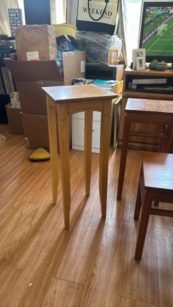 Wooden plant stand