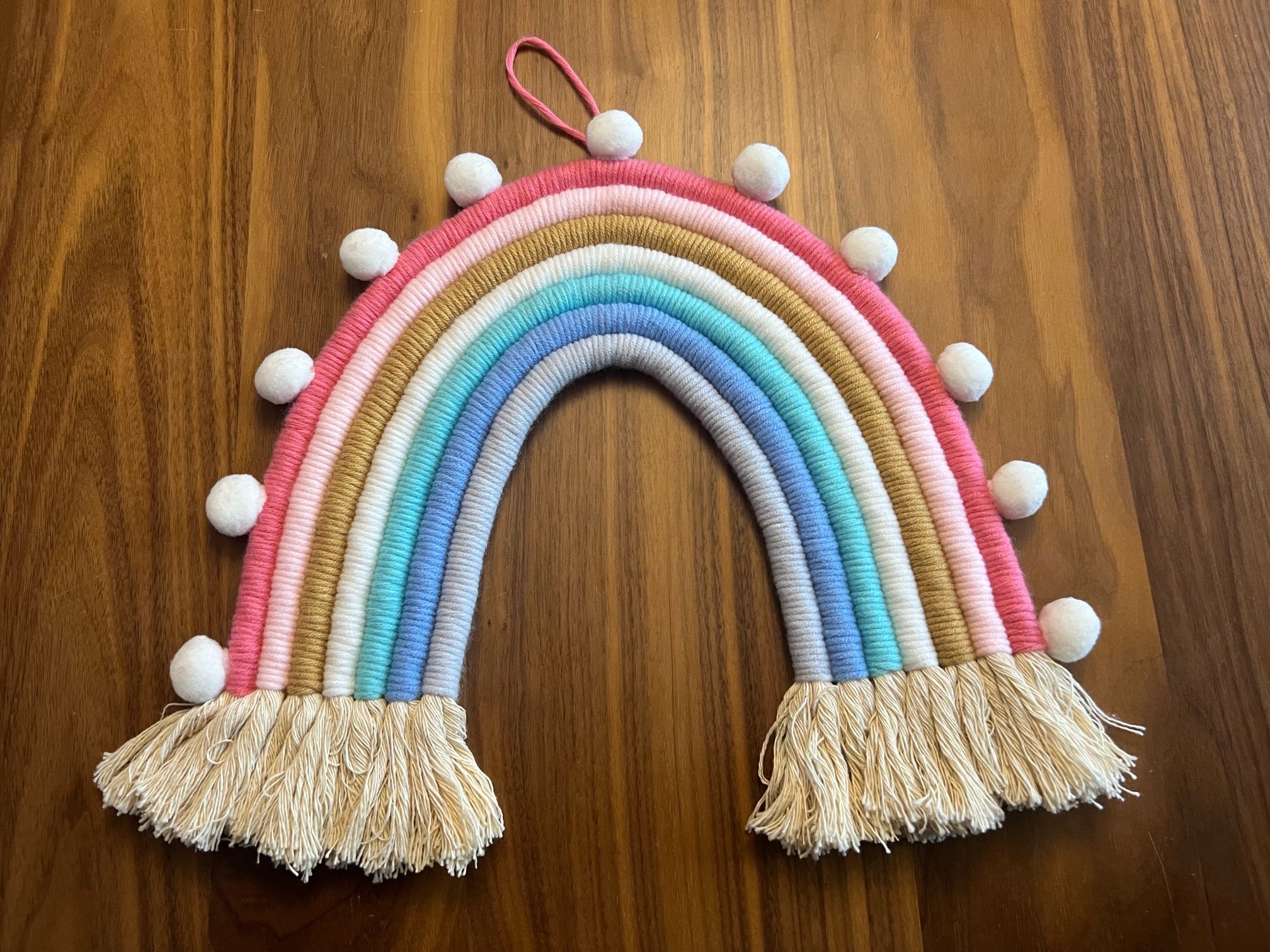 Pastel Rainbow Wall Hanging Decor