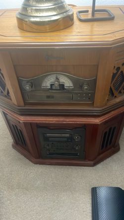 2 radios with turn table and cd player