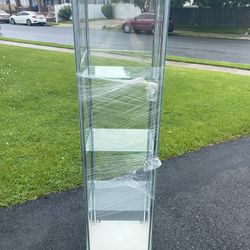 Coaster Home Furnishings Bellatrix 4-Shelf Clear Glass Curio Display Cabinet, Modern Display Case with Tempered Glass Door and 4 Shelves, White