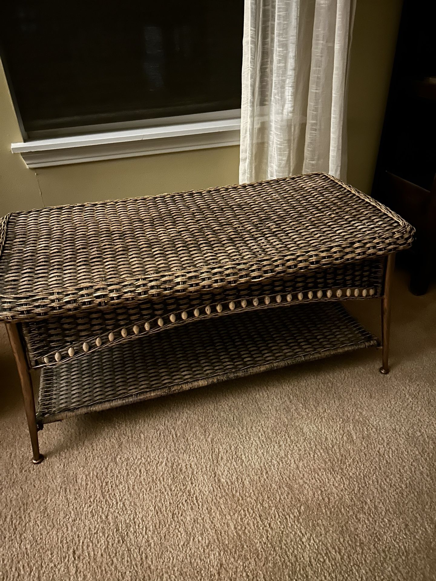 Quality Wicker coffee table 