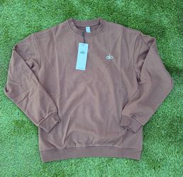 Alo Yoga Crewneck Sweatshirt Brown