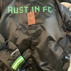 Mitchell&Ness Austin FC satin Jacket