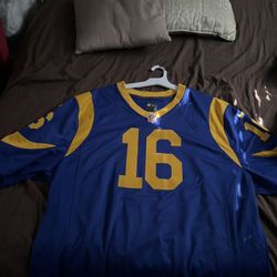 Jared Goff Rams & Cooper Kupp Rams 2XL jerseys please read the description 