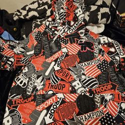 World Of Troop Badges AOP Hoodie 