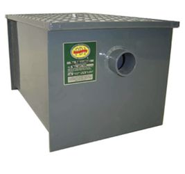 John Boos GT-8 Carbon Steel Grease Interceptor, 14.2" Long by 11.2" Tall by 10.5" Wide, 8 lbs Grease Capacity