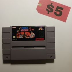 SNES Nintendo NBA All Star Challenge LJN Video Game 

