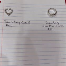Ring And Pendant James Avery