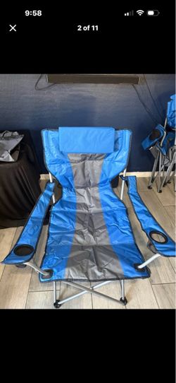 Folding Camping Chair with Cup Holders