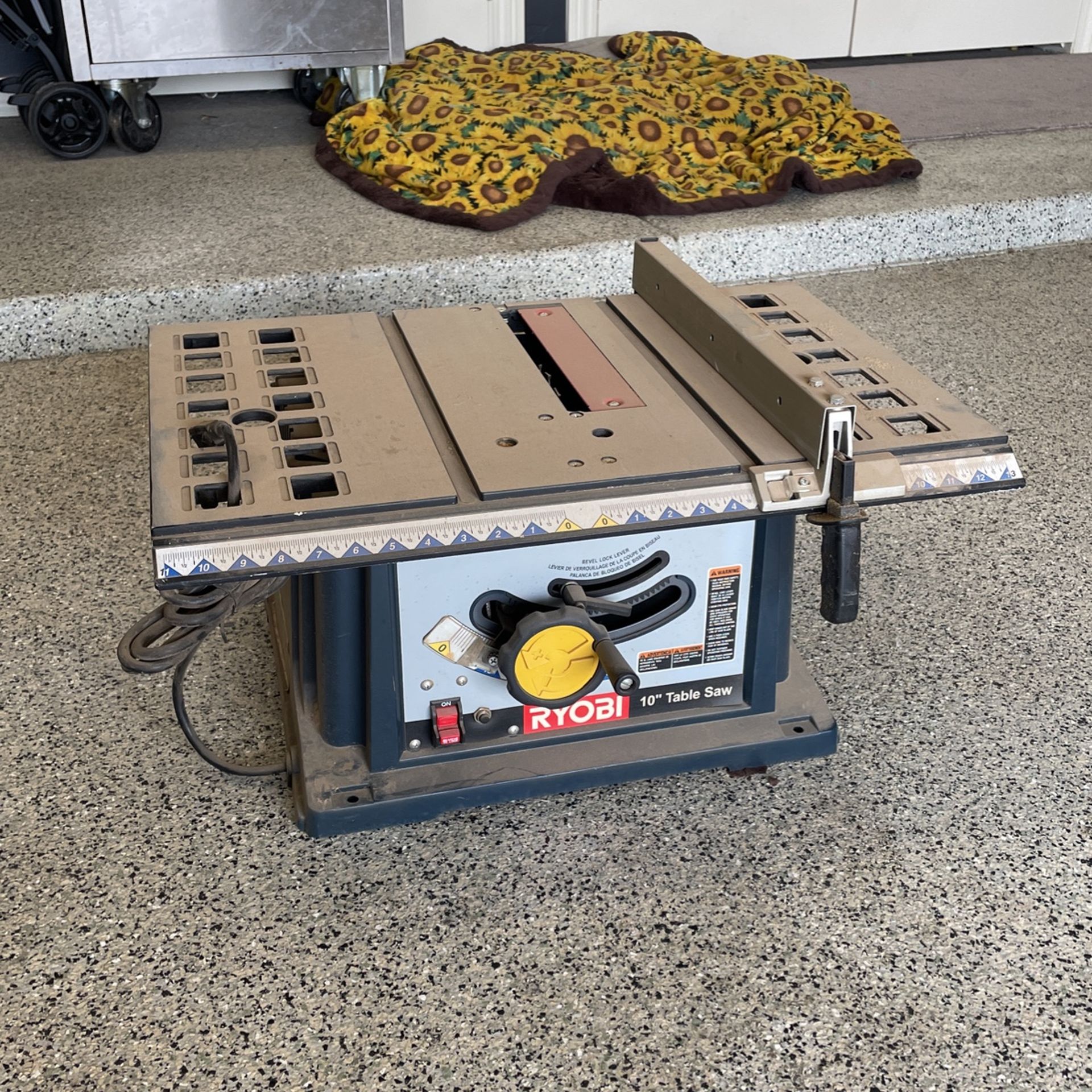 Ryobi table saw